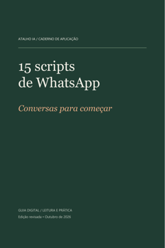 Capa dos 15 scripts de WhatsApp
